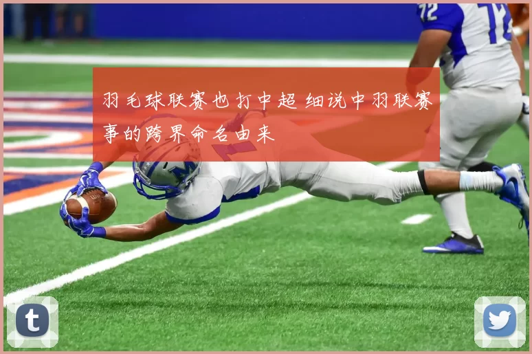 羽毛球联赛也打中超 细说中羽联赛事的跨界命名由来