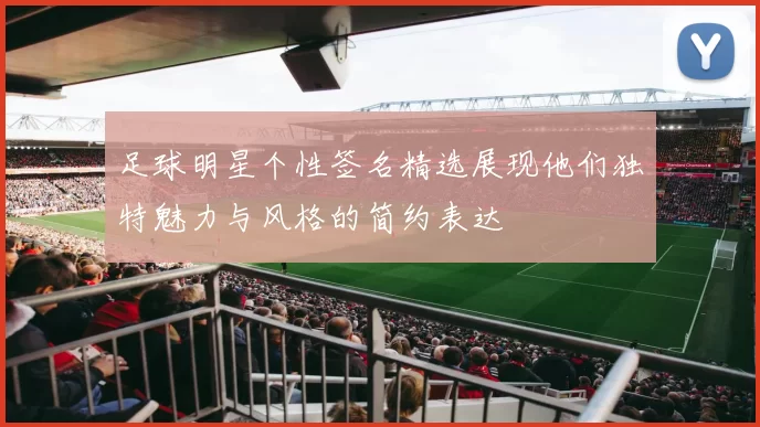 足球明星个性签名精选展现他们独特魅力与风格的简约表达