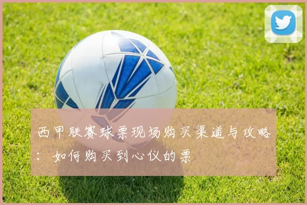 西甲联赛球票现场购买渠道与攻略：如何购买到心仪的票